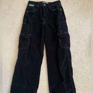 Black Empyre Corduroy Cargo Pants